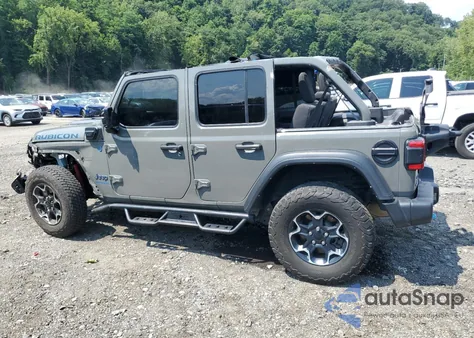 2022 Jeep Wrangler Unlimited Rubicon 4Xe from USA, damaged, VIN 1C4JJXR69NW206276